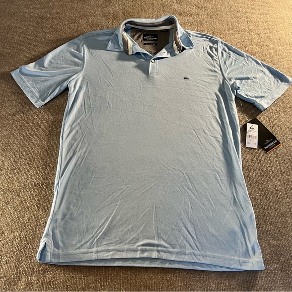 Quiksilver Men's Sky Blue Polo Shirt Small - Picture 1 of 4
